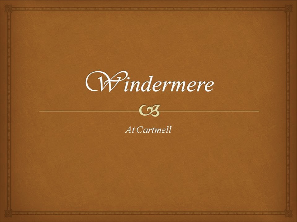 Windermere at Cartmell Virtual Tour: Page 1